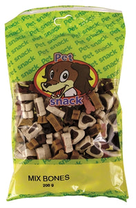 Petsnack Mix Bones 200 Gr