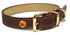 Rosewood Luxury Leather Halsband Hond Leer Luxe Bruin 1,3X25-36 CM