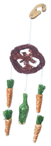 Critter's Choice Happy Pet Natural Loofah Dream Catcher 30 CM