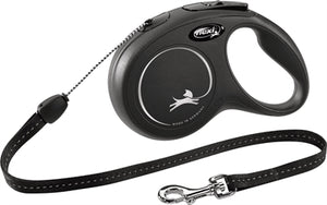 Flexi Rollijn Classic Cord Zwart S 8 Mtr