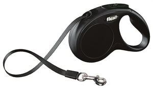 Flexi Rollijn Classic Tape Zwart S 5 Mtr