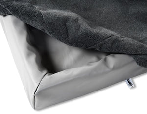 Bia Bed Fleece Hoes Hondenmand Grijs Bia-7 120X100X15 Cm