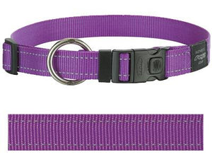 Rogz For Dogs Lumberjack Halsband Paars 25 MMX43-73 CM