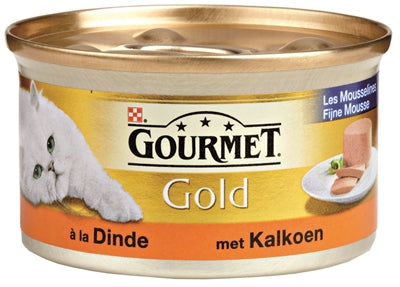 Gourmet Gold Fijne Mousse Kalkoen 24X85 GR