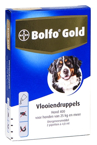 Bolfo Gold Hond Vlooiendruppels  400 2 PIPET
