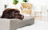 Bia Bed Kunstleer Hoes Hondenmand Taupe Bia-2 60X50X12,5 Cm