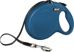 Flexi Rollijn Classic Tape Blauw L 8 Mtr