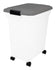 Merkloos Bewaarcontainer Luchtdicht Transparant / Grijs 45 LTR 46X33,5X50 CM