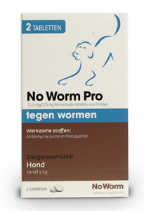 Exil No Worm Pro Hond M 2 TBL
