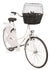 Trixie Wilgen Fietsmand Voorop Zwart Met Kussen En Kap 50X35X41 Cm