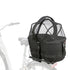 Trixie Fietsmand Achterop Zwart Met Kussen En Kap 29X42X48 Cm