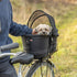 Trixie Fietsmand Achterop Zwart Met Kussen En Kap 29X42X48 Cm