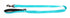 Martin Hondenriem Nylon Turquoise 120X1,6 Cm