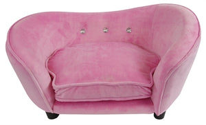 Enchanted Pet Enchanted Hondenmand / Sofa Ultra Pluche Snuggle Licht Roze 68X41X38 CM