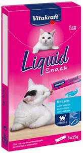 Vitakraft Cat Liquid Snack Zalm & Omega 6 ST