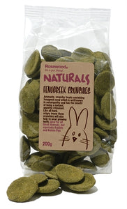Naturals Rosewood Naturals Fenegriek Crunchies 200 GR