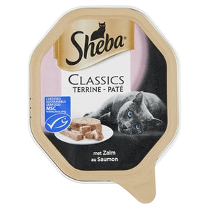 Sheba Alu Classics Pate Met Zalm 22X85 GR