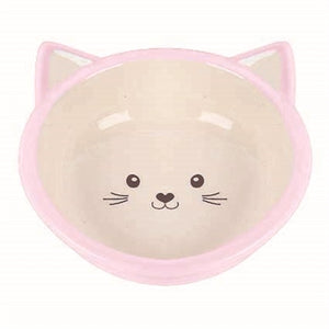 Happy Pet Voerbak Kitten Roze / Creme 200 ML