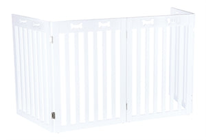 Trixie Afsluithek Wit 4 Panelen 60-160X75 CM