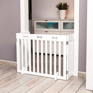 Trixie Hondenhek Afsluithek Wit 3 Panelen 82-124X61 Cm