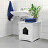 Trixie Kattenmand Huis Wit 51X49X51 Cm