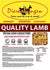 Budget Premium Catfood Quality Lamb 15 Kg