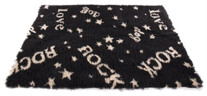 Martin Vetbed Rock Zwart / Beige Gerecycled 75X50 CM