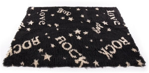 Martin Vetbed Rock Zwart / Beige Gerecycled 100X75 CM