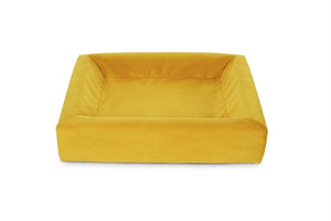 Bia Bed Royal Fluweel Hoes Voor Hondenmand Oker BIA-50 60X50X12 CM
