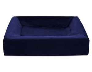 Bia Bed Royal Fluweel Hoes Hondenmand Navy Bia-3 70X60X15 Cm
