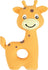 Zolux Puppyspeelgoed Latex Giraffe Oranje 7,5X3,5X10 Cm