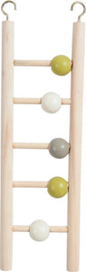 Zolux Ladder Hout 5 Treden Met Kralen 1X7X23,5 Cm