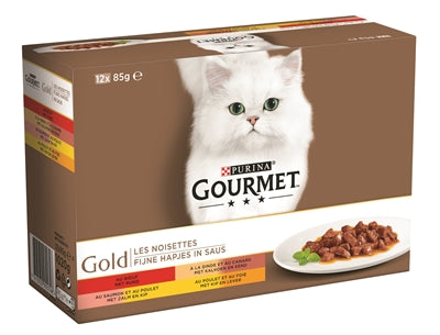 Gourmet Gold 12-Pack Fijne Hapjes 12X85 GR