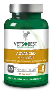 Vets Best Advanced Hip+Joint Hond 60 TBL
