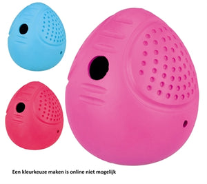 Trixie Snack Tuimel-Ei Natuurrubber Assorti 8 CM