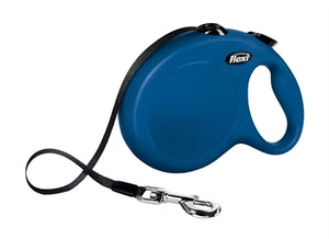 Flexi Rollijn Classic Tape Blauw L 5 Mtr