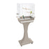 Imac Vogelkooi Camilla Taupe / Wit 50X30X57-129 Cm