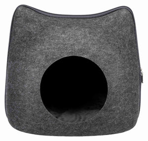 Trixie Relax Iglo Kat Vilt Grijs 38X37X35 Cm