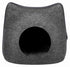 Trixie Relax Iglo Kat Vilt Grijs 38X37X35 Cm