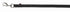 Trixie Hondenriem Sleeplijn Singelband Zwart 20 Mm X 5 Mtr