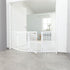 Trixie Hondenhek Met Deur Wit 60-160 X 81 Cm