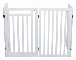 Trixie Hondenhek Met Deur Wit 60-160 X 81 Cm