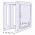 Trixie 2-Weg Hondenluik Wit S-M 30 X 36 Cm