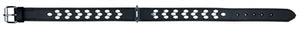 Trixie Halsband Hond Active Leer Met Applicaties Zwart 65-75X4 CM