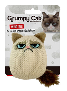 Grumpy Cat Knit Pouncey Cat Toy 8X6X5 CM