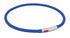 Trixie Lichtgevende Halsband Hond Usb Siliconen Oplaadbaar Royal Blauw 70X1 Cm