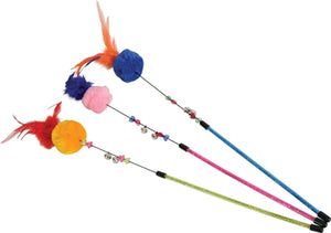 Zolux Kattenhengel Pompon Assorti 5,5X5,5X54 CM