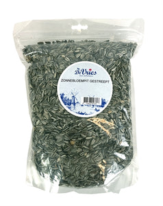 De Vries Zonnebloempit Gestreept 375 GR