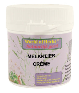 World Of Herbs Fytotherapie Melkklier Creme 50 Gr