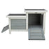 Trixie Knaagdierhuis Met 2 Ingangen Grijs / Wit 70X45X43 Cm